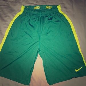 Nike Dri-Fit Sports Shorts, Green, Men’s Small